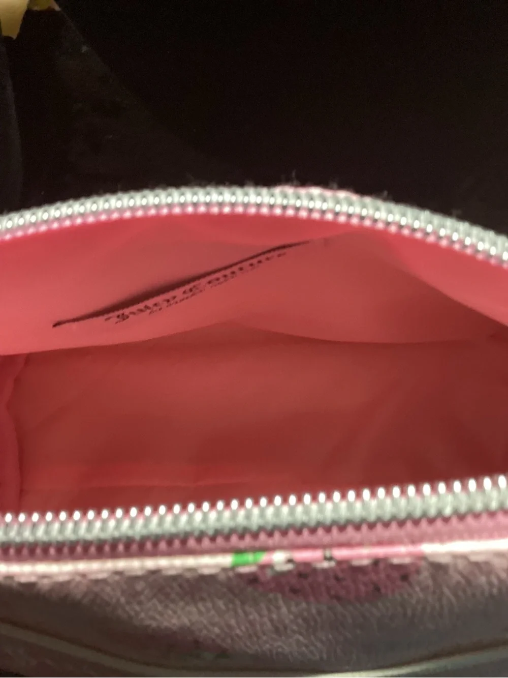 Juicy Couture Pink Strawberry Print Cosmetic Bag